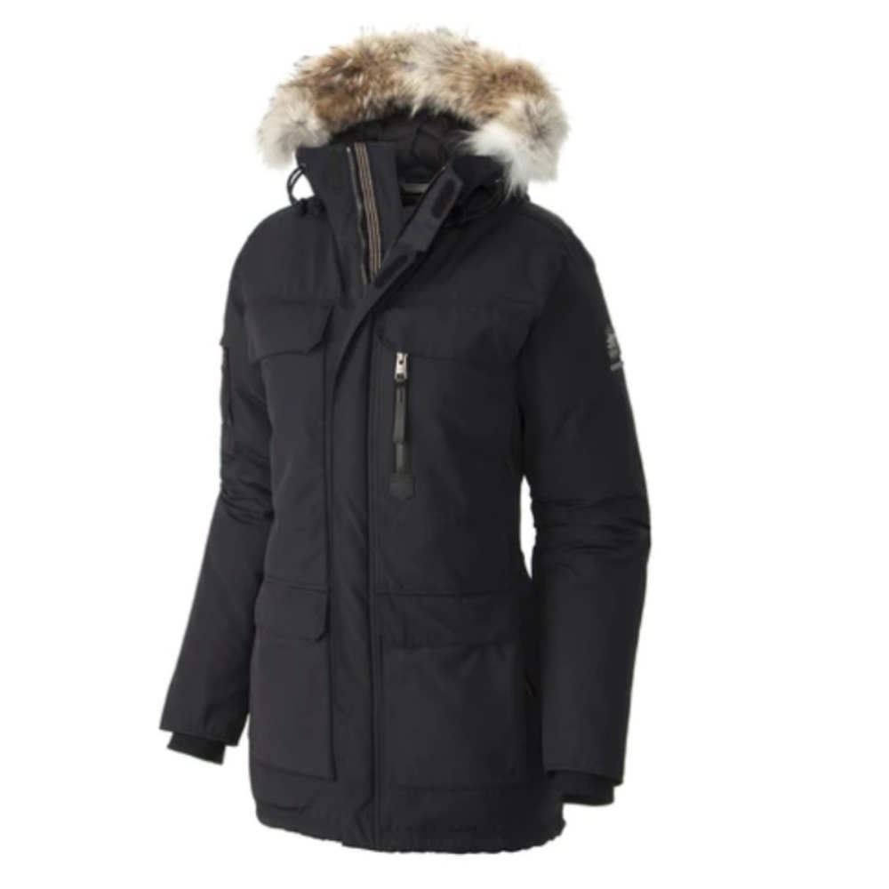 Sorel Caribou Parka Down Filled Jacket with real fur women’s small